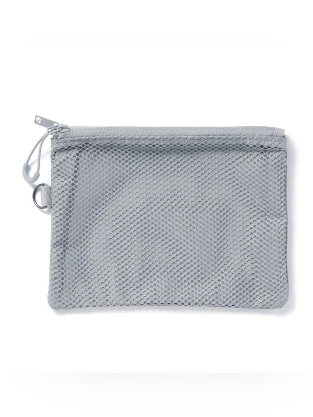 💎 MUJI Polyester Two Zipper Case_Medium_Gray_NWT 💎